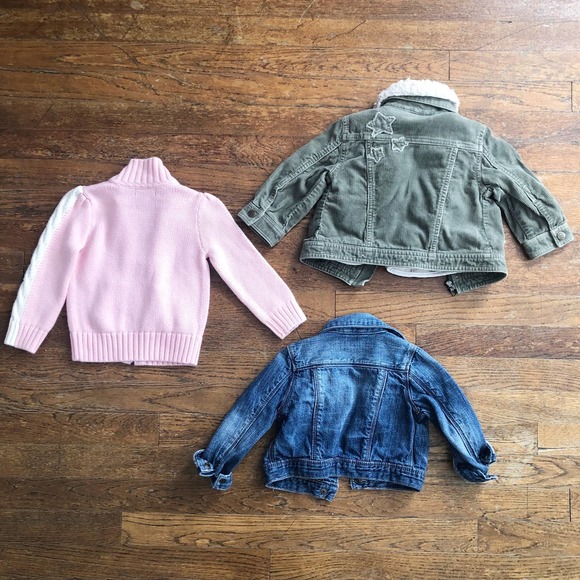 Bundle Gap Ralp Lauren Jackets Sweater Toddler Girl 18-24M - Picture 4 of 9